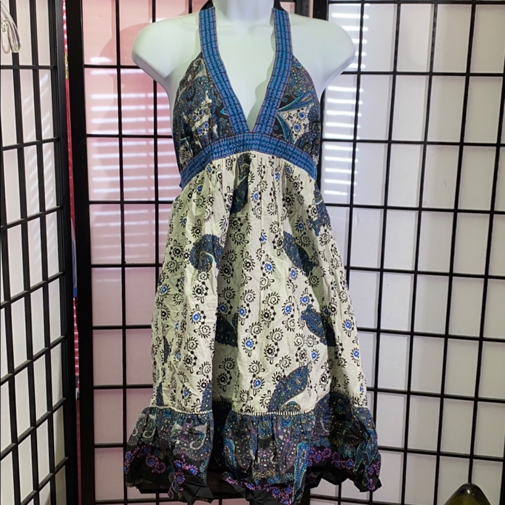 Wet Seal Boho Halter Dress Size M